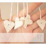 Mini French Lace Ornaments - Heart Shaped Small -..