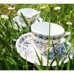 Tea Party Set Of 2...hand Painted Cups Will Play..
